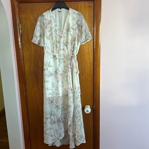 Show Me Your MuMu Floral Wrap Dress Size Large